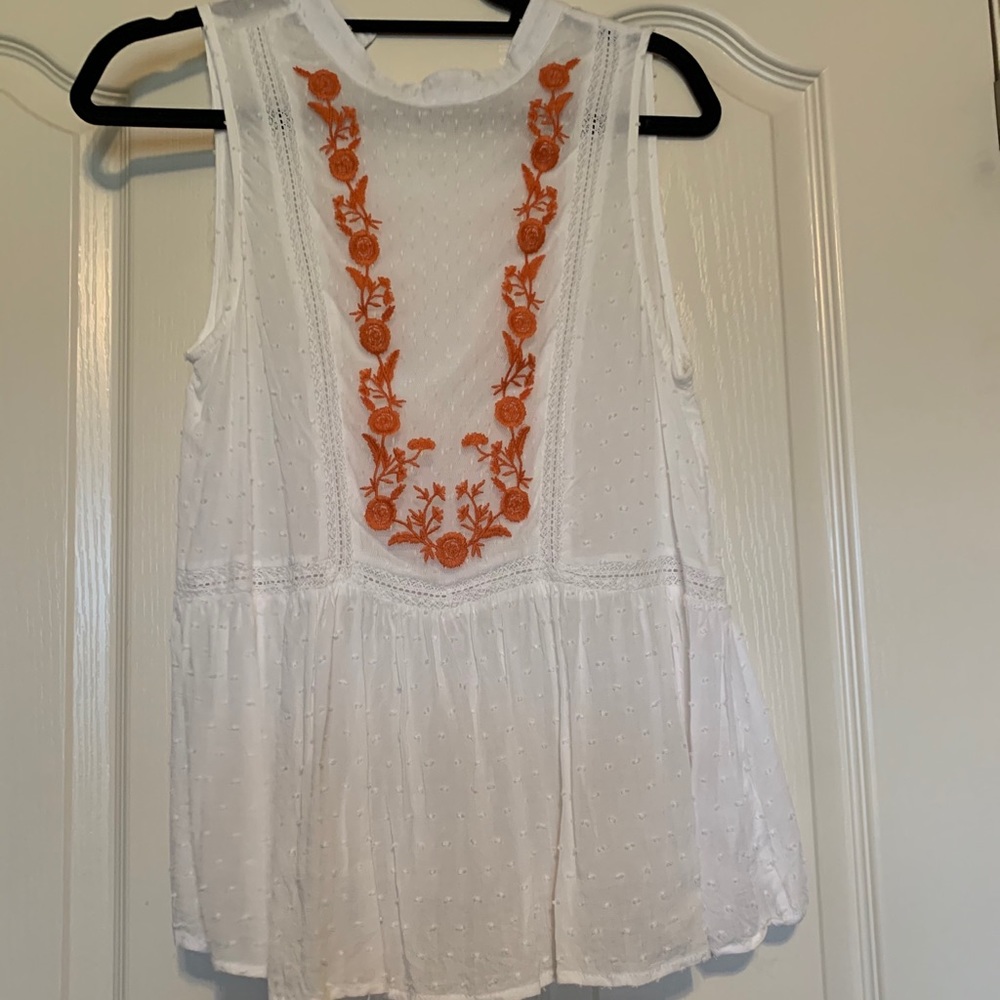 White Entro Tank Top